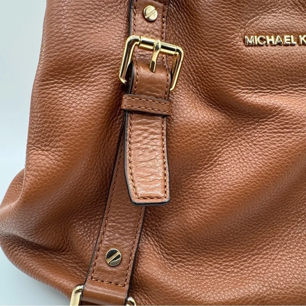 Michael Kors Bedford Tan Leather Satchel | Very Good Condition